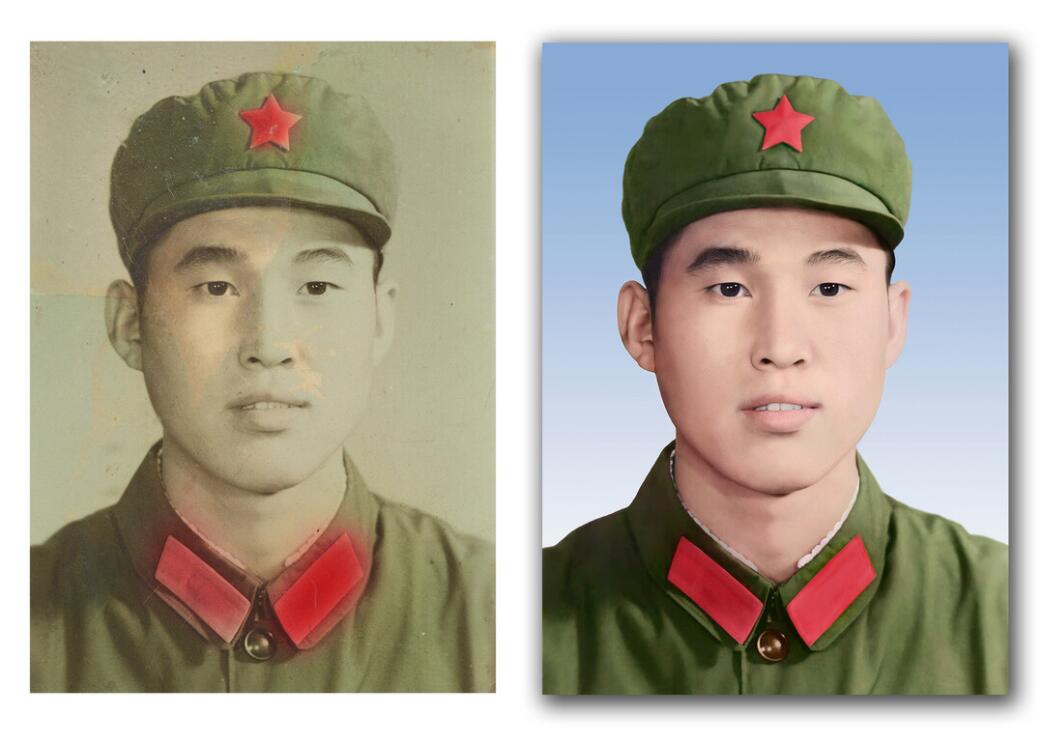 新兴镇破损照片修复-18